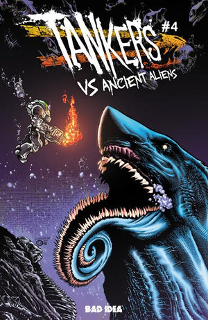 TANKERS VS ANCIENT ALIENS #4 (OF 4) CVR B JOSHUA DERSTINE & JOHN LIVESAY VAR 09/09/2026