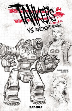 TANKERS VS ANCIENT ALIENS #4 (OF 4) CVR C JUAN JOSE RYP DESIGN VAR 09/09/2026