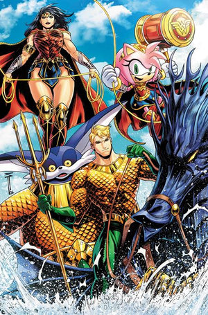 DC X SONIC THE HEDGEHOG METAL LEGION #5 (OF 5) CVR C SERG ACUNA CARD STOCK VAR 09/02/2026