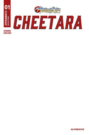 THUNDERCATS CHEETARA #1 CVR F BLANK AUTHENTIX VAR 09/02/2026