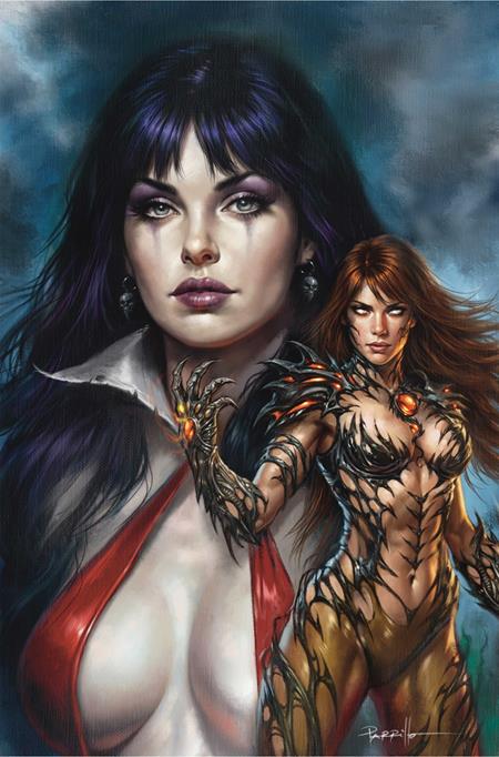 VAMPIRELLA X WITCHBLADE SPECIAL #1 (ONE SHOT) CVR G LUCIO PARRILLO METAL PREMIUM VAR 10/07/2026