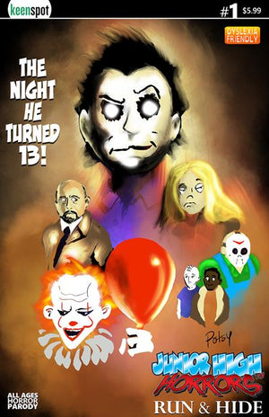 JUNIOR HIGH HORRORS RUN & HIDE #1 (ONE SHOT) CVR B ROB POTCHAK THE NIGHT HE TURNED 13 VAR 09/23/2026