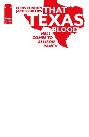 THAT TEXAS BLOOD HELL COMES TO ALLISON RANCH #1 (OF 6) CVR E BLANK SKETCH VAR (MR) 09/23/2026