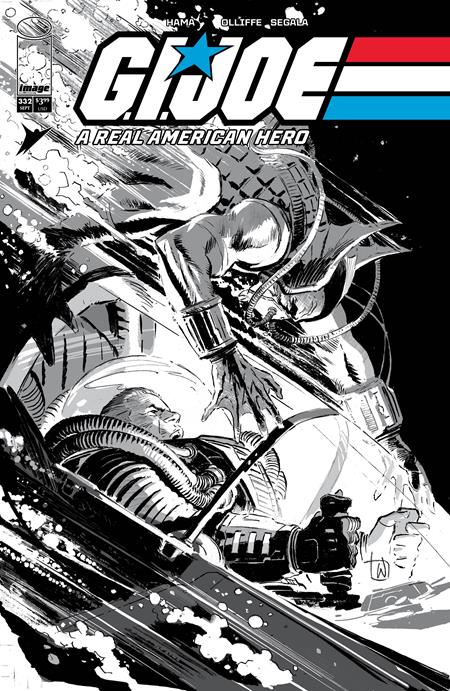 GI JOE A REAL AMERICAN HERO #332 CVR B LEE WEEKS B&W VAR 09/09/2026