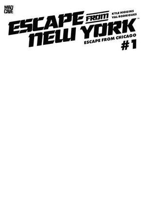 ESCAPE FROM NEW YORK ESCAPE FROM CHICAGO #1 CVR F BLANK SKETCH CARD STOCK VAR 09/23/2026