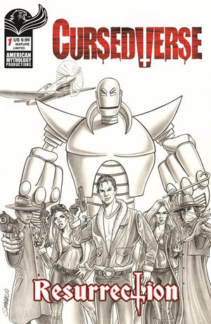 CURSEDVERSE RESURRECTION #1 CVR E MARK SPARACIO LTD B&W VAR 09/16/2026