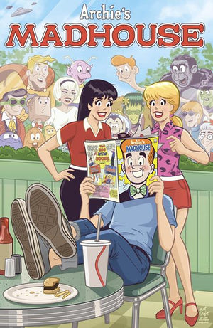 ARCHIES MADHOUSE #1 FACSIMILE EDITION CVR B MATT TALBOT MAD MAGAZINE VAR 10/14/2026