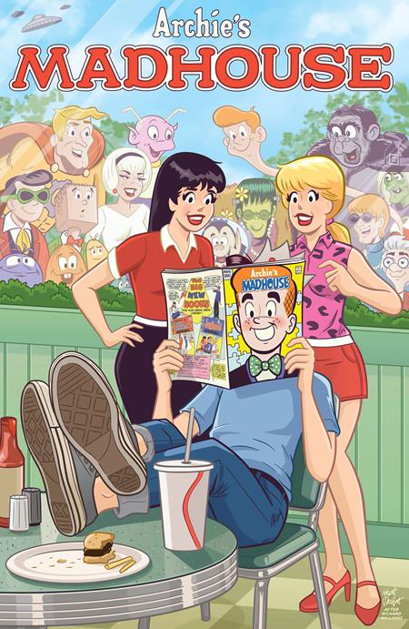ARCHIES MADHOUSE #1 FACSIMILE EDITION CVR E MATT TALBOT MAD MAGAZINE FOIL VAR 10/14/2026