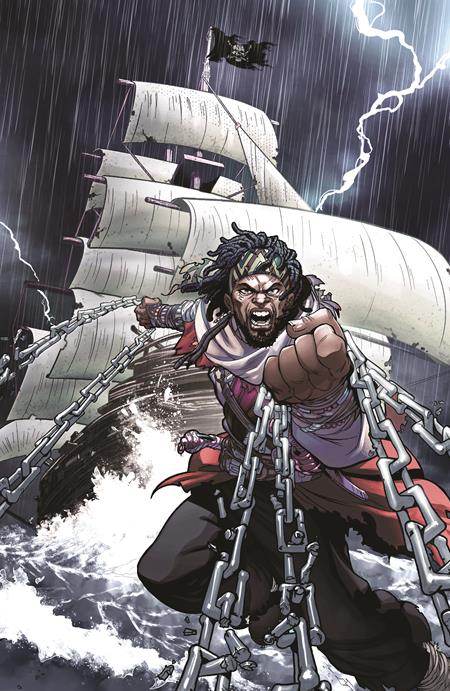 SHAQUILLE ONEAL PRESENTS VENGEANCE UNCHAINED THE LEGEND OF BLACK CAESAR #1 (OF 5) CVR D RAY ANTHONY HEIGHT FOIL FULL ART VAR 10/07/2026