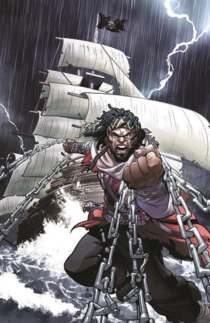 SHAQUILLE ONEAL PRESENTS VENGEANCE UNCHAINED THE LEGEND OF BLACK CAESAR #1 (OF 5) CVR D RAY ANTHONY HEIGHT FOIL FULL ART VAR 10/07/2026