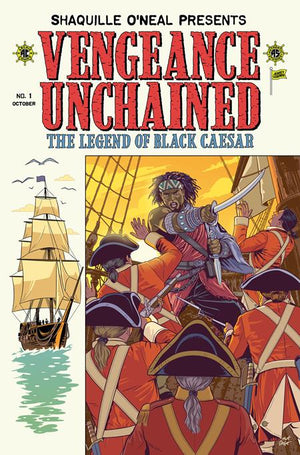 SHAQUILLE ONEAL PRESENTS VENGEANCE UNCHAINED THE LEGEND OF BLACK CAESAR #1 (OF 5) CVR E MATT TALBOT EC PIRACY HOMAGE FOIL VAR 10/07/2026