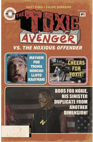 TOXIC AVENGER VS THE NOXIOUS OFFENDER #1 (OF 5) CVR C 5 COPY TROMA PHOTO WRASSLIN MAGAZINE UNLOCK VAR (MR) 10/07/2026