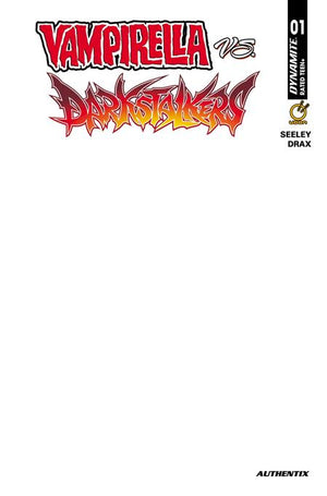 VAMPIRELLA VS DARKSTALKERS SPECIAL #1 (ONE SHOT) CVR F BLANK AUTHENTIX VAR 10/07/2026