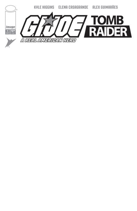 GI JOE A REAL AMERICAN HERO TOMB RAIDER #1 (OF 5) CVR G BLANK SKETCH VAR 10/07/2026