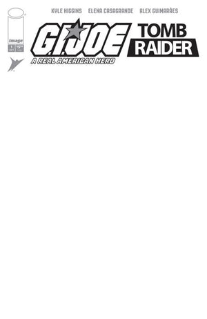 GI JOE A REAL AMERICAN HERO TOMB RAIDER #1 (OF 5) CVR G BLANK SKETCH VAR 10/07/2026
