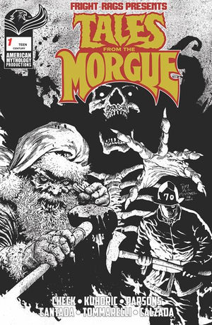 FRIGHT RAGS PRESENTS TALES FROM THE MORGUE #1 (ONE SHOT) CVR E ROY ALLAN MARTINEZ CENTURY LIMITED B&W VAR 11/04/2026
