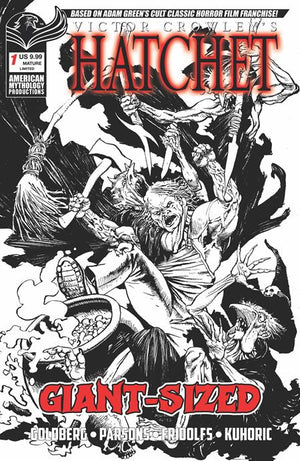 GIANT SIZED HATCHET HALLOWEEN #1 (ONE SHOT) CVR F ROY ALLAN MARTINEZ LIMITED B&W VAR 10/28/2026