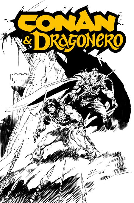 CONAN & DRAGONERO #1 SDCC EXCLUSIVE ROB DE LA TORRE INKS CARDSTOCK VAR (MR) 10/07/2026