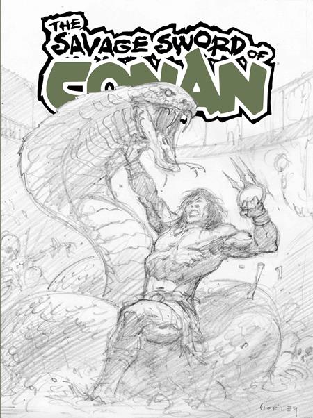 SAVAGE SWORD OF CONAN #15 SDCC EXCLUSIVE ALEX HORLEY CARDSTOCK INKS VAR (MR) 10/07/2026
