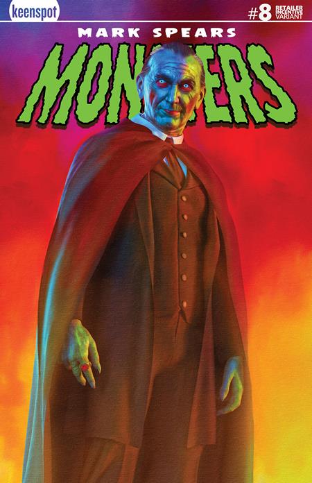 MARK SPEARS MONSTERS #8 CVR B 1/250 DRACULA HOLOFOIL VAR 12/17/25