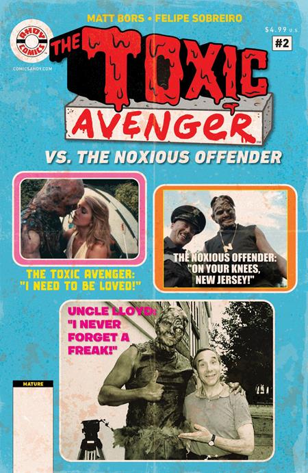 TOXIC AVENGER VS THE NOXIOUS OFFENDER #2 (OF 5) CVR C 5 COPY TROMA PHOTO UNLOCK VAR (MR) 11/11/2026