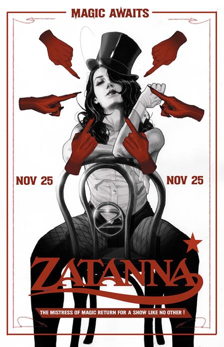 ZATANNA (2026) #8 CVR B JOSHUA SWAY SWABY CARD STOCK VAR 11/25/2026