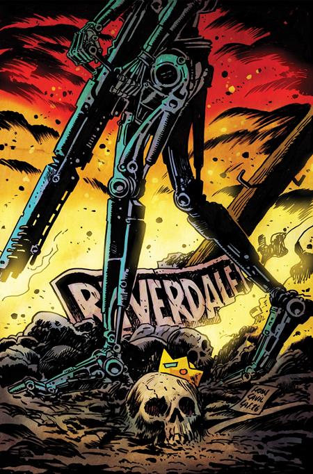 ARCHIE VS THE TERMINATOR #2 CVR E FRANCESCO FRANCAVILLA METAL PREMIUM VAR 11/18/2026