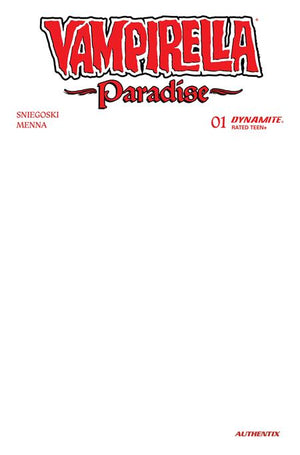 VAMPIRELLA PARADISE #1 CVR G BLANK AUTHENTIX VAR 11/18/2026