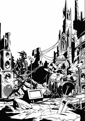 FIREBORN #6 CVR F EMMANUEL GERVASONI CARDSTOCK CONCERT B&W VAR 11/25/2026
