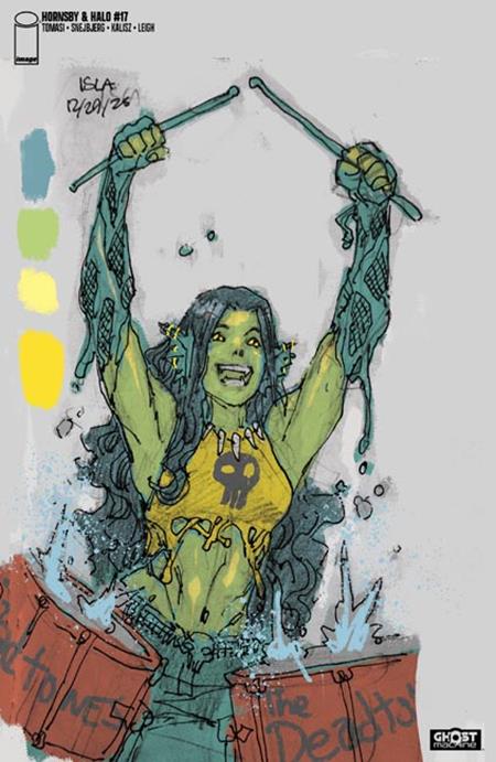HORNSBY & HALO #17 CVR C FRANCIS MANAPUL DESIGN SKETCH VAR 11/18/2026