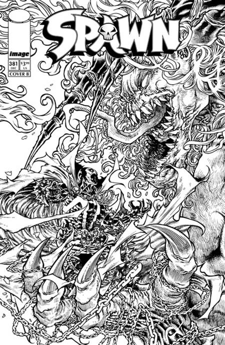 SPAWN #381 CVR B HARVEY TOLIBAO B&W VAR 11/25/2026