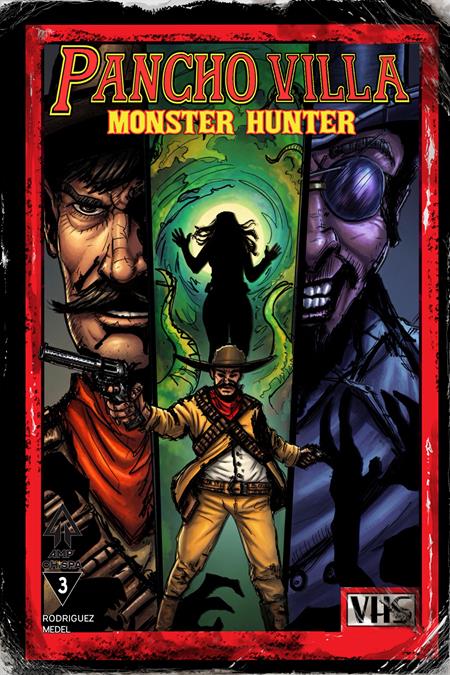 PANCHO VILLA MONSTER HUNTER #3 (OF 3) CVR B HECTOR RODRIGUEZ III VAR 11/11/2026