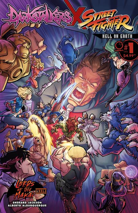 DARKSTALKERS X STREET FIGHTER HELL ON EARTH #1 (ONE SHOT) CVR A ALBERTO ALBURQUERQUE 11/04/2026