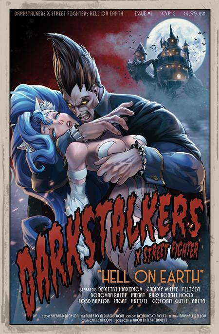 DARKSTALKERS X STREET FIGHTER HELL ON EARTH #1 (ONE SHOT) CVR C DRAX GAL VAR 11/04/2026