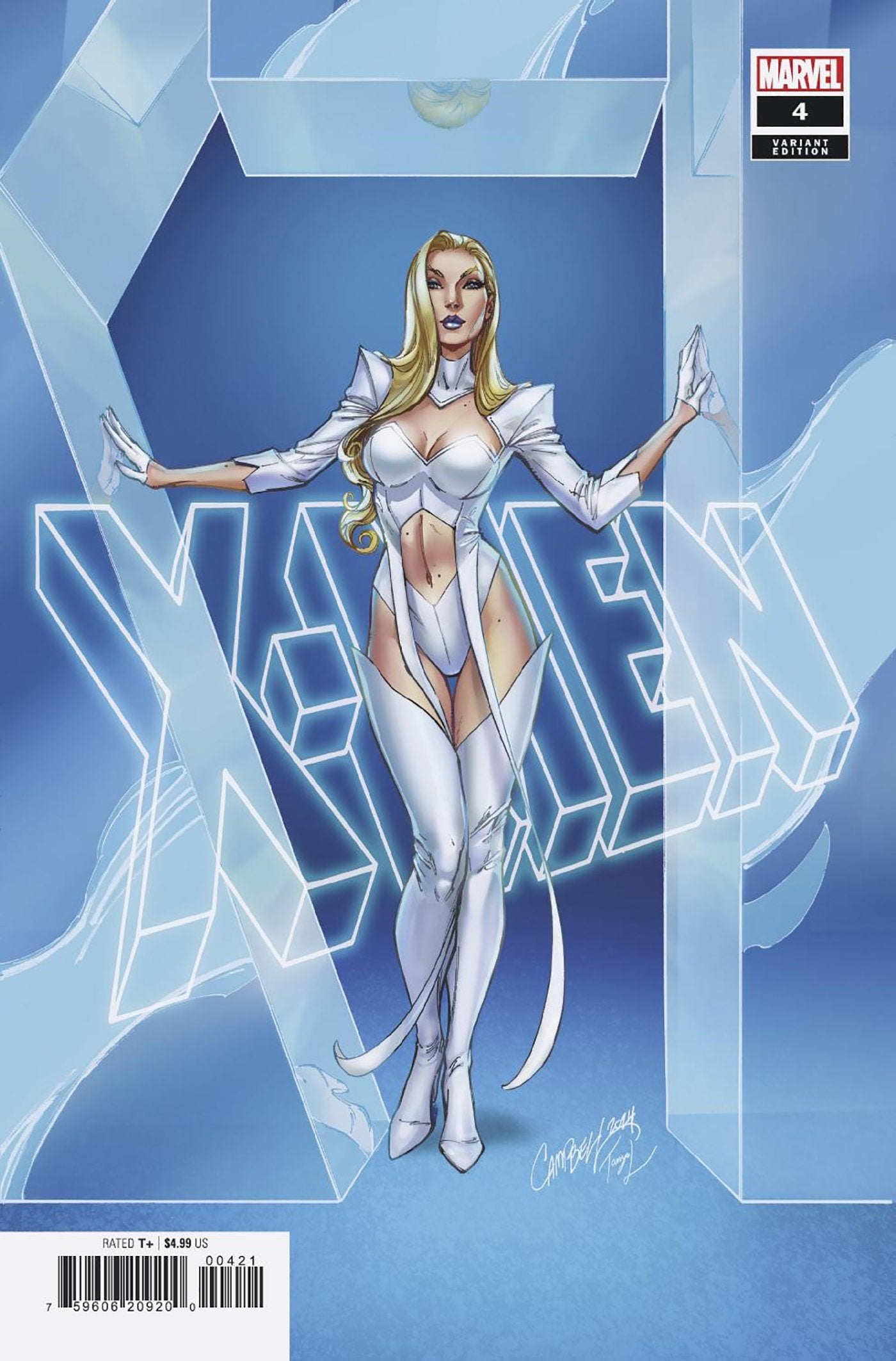 X-MEN #4 J SCOTT CAMPBELL EMMA FROST VAR