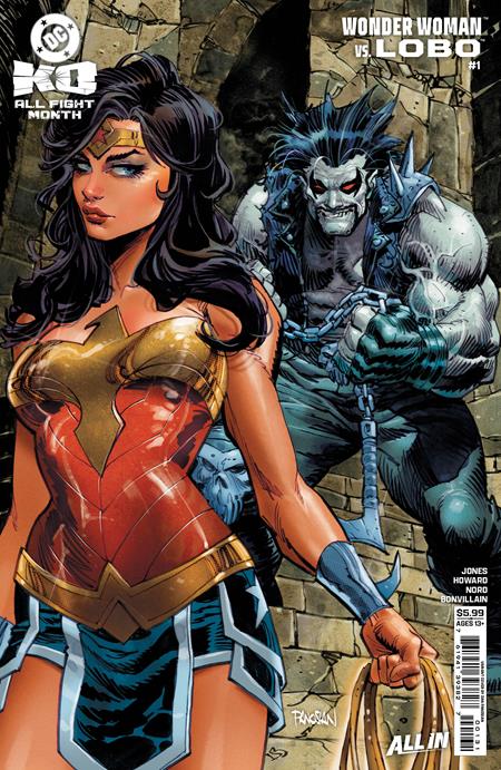 DC K.O. WONDER WOMAN VS LOBO #1 (ONE SHOT) CVR B DAN PANSOIAN CARD STOCK VAR 12/10/2025