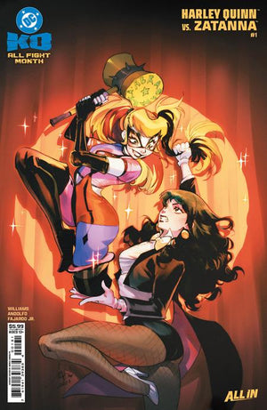 DC K.O. HARLEY QUINN VS ZATANNA #1 (ONE SHOT) CVR D MIRKA ANDOLFO CARD STOCK VAR 12/17/2025