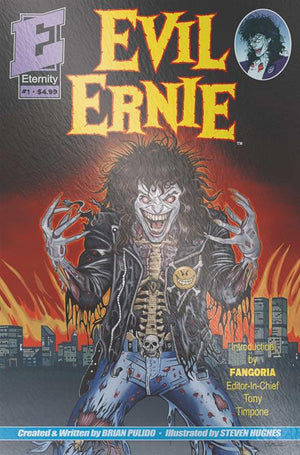 EVIL ERNIE #1 30TH ANNIVERSARY FACSIMILE EDITION CVR E ERIC MACHE METAL PREMIUM VAR 12/16/2026