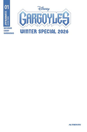 GARGOYLES WINTER SPECIAL 2026 #1 (ONE SHOT) CVR E BLANK AUTHENTIX VAR 12/09/2026