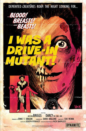 MONSTERVISION FEATURING JOE BOB BRIGGS AND DARCY #1 CVR F ROBERT HACK METAL PREMIUM VAR 01/13/2027