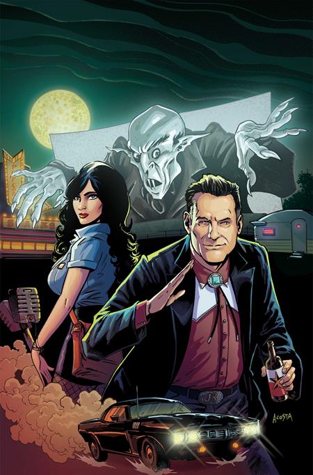 MONSTERVISION FEATURING JOE BOB BRIGGS AND DARCY #1 CVR G DAVE ACOSTA LTD VIRGIN VAR 01/06/2027