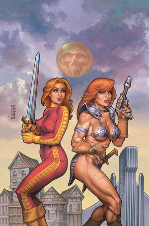 RED SONJA BARBARELLA #2 CVR G JOSEPH MICHAEL LINSNER LTD VIRGIN VAR 12/09/2026
