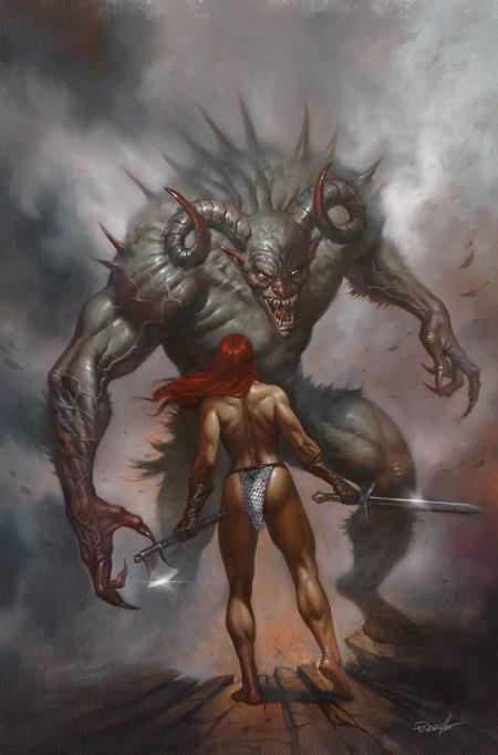 RED SONJA SHE DEVIL WITH A SWORD #8 CVR F LUCIO PARRILLO METAL PREMIUM VAR 12/23/2026