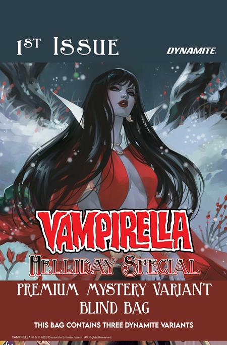 VAMPIRELLA HELLIDAY SPECIAL 2026 #1 (ONE SHOT) CVR G PREMIUM MYSTERY BLIND BAG VAR 12/09/2026