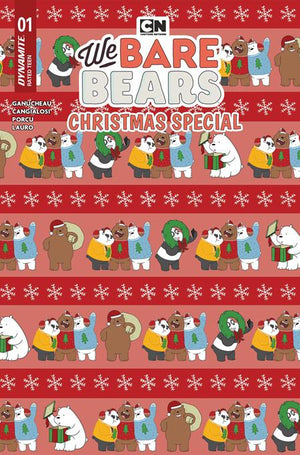 WE BARE BEARS CHRISTMAS SPECIAL #1 (ONE SHOT) CVR C WRAPPING PAPER VAR 12/16/2026