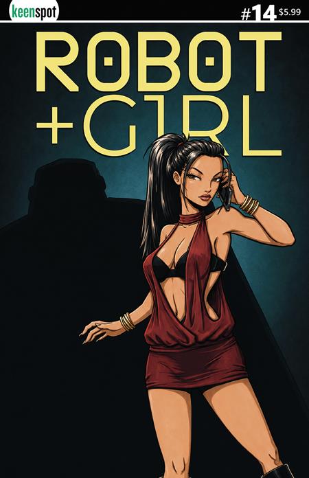 ROBOT + GIRL #14 CVR B MIKE WHITE SHADOW PERSON VAR 12/23/2026