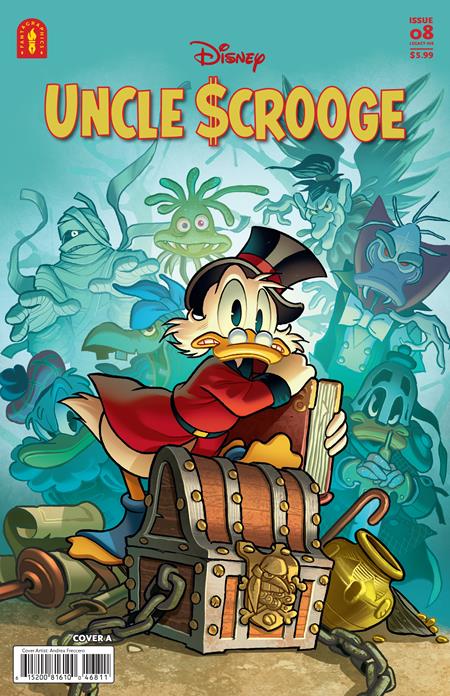 UNCLE SCROOGE LEGACY #468 THE CURSE OF HP HATEQUACK CVR A ANDREA FRECCERO 12/09/2026