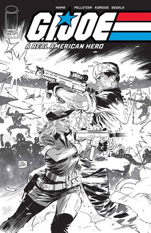 GI JOE A REAL AMERICAN HERO #335 CVR B LEE WEEKS B&W VAR 12/09/2026