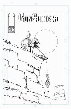 GUNSLINGER SPAWN #61 CVR B CARLO BARBERI B&W VAR 12/30/2026