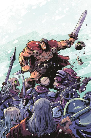 CONAN THE BARBARIAN TIDES OF THE TYRANT KING #4 (OF 4) CVR E DEREK LAUFMAN VIRGIN CARDSTOCK VAR (MR) 12/16/2026